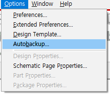 OrCAD autobackup